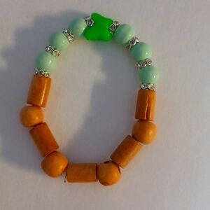 Green butterfly bracelet